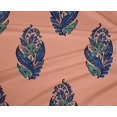 thumbnail image 4 of oneOone Polyester Lycra Fabric Leaves & Floral Block Print Fabric BTY 56 Inch Wide, 4 of 4