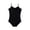 Black, variant on Pitauce Gymnastics Leotards for Toddlers, Seamless Stretch Camisole Bodysuit for Teen Girl Dance Ballet 3-16 Years