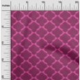 thumbnail image 2 of oneOone Rayon Dark Magenta Fabric Asian Block Print Sewing Material Print Fabric By The Yard 56 Inch Wide, 2 of 4