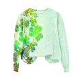 thumbnail image 4 of Saint Patrick Shirt Chandail à Col Rond pour Femmes Imprimé Fête de la Saint-Patrick à Manches Longues Fête de la Saint-Patrick Shirt, 4 of 4