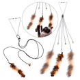 thumbnail image 2 of DOLITY Jouet pour Chat Bâton Drôle Accessoires Suspendus Exercice 25cm, 2 of 7