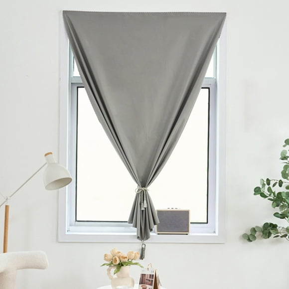 Punch-free Full Darkling Curtains for Bedroom Decoration, Easy Installation Window Sunshade Privacy Drapery, 47.24 x 78.74in, Polyester