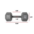 thumbnail image 2 of CAP Barbell Cast Iron Hex Dumbbell, 2 of 6
