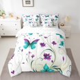 thumbnail image 2 of YST filles fleur literie consolateur ensemble 7pcs plage tropicale thème jumeau, 2 of 4