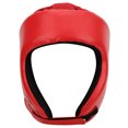 thumbnail image 4 of Boxing Helmet Boxing Head Gear Sanda Helmet Boxing Helmet PU Leather Adjustable Head Guard Sanda Kickboxing Training Defense, 4 of 8