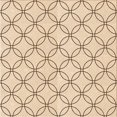 thumbnail image 1 of Ahgly Company Tapis d'Intérieur Lavables en Machine, Carrés Transitionnels Peru Bruns, Carrés de 4', 1 of 7