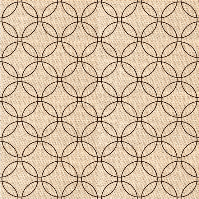 Ahgly Company Tapis d'Intérieur Lavables en Machine, Carrés Transitionnels Peru Bruns, Carrés de 4'