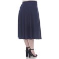 thumbnail image 3 of White Mark Jupe Midi Évasée Tasmin pour Femmes, 3 of 6