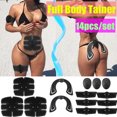 thumbnail image 1 of 14Pcs/Set Full Body EMS Intelligent Training Gear, Hip Trainer Buttocks Lifter, Abdominal Muscle Training Smart Body Building Fitness, 1 of 10