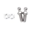 thumbnail image 4 of Unique Bargains 4 Set 10mm Car Gas Strut Ball Stud Silver Tone for Gas Struts Shock, 4 of 5