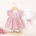 thumbnail image 2 of LOVZFMLL Summer Toddler Girls Short Sleeve Dress Pattern With Short Sleeves Skirt, 2 of 9