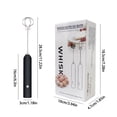 thumbnail image 3 of 2025 New Kitchen Powerful Electric Milk Frother with Wand and Egg Whisk Attachments, 3 Speed Adjustable Rechargeable Foam Maker Mixer, Milk Frother Handled for Coffee, Protein Powder, No Stand, 3 of 9