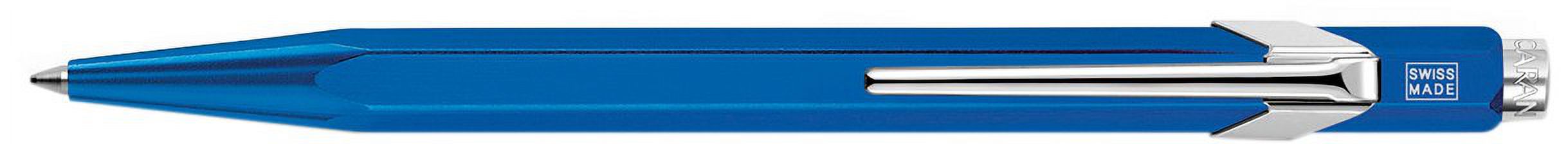 Caran D'Ache 849 Stylo-Bille Metal-X - Bleu