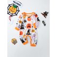 thumbnail image 3 of SUNSIOM Family Matching Halloween Pajamas, Baby Rompers/Bat Pumpkin Letter Print Sleepwear Set, 3 of 6