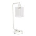 thumbnail image 4 of Simple Designs Bronson Antique Style Industrial Iron Lantern Desk Lamp with Glass Shade, 4 of 5