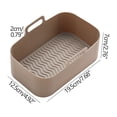 thumbnail image 2 of Doublures Rondes en Silicone pour Friteuse à Air Chaud, Doublures Réutilisables pour Panier de Friteuse à Air, Accessoires - Remplacement des Doublures en Papier Parchemin, 2 of 3