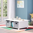 thumbnail image 3 of RiverRidge® Home 6-Cubby Storage Activity Table in White for Kids with 2-Piece Bins, 3 of 4