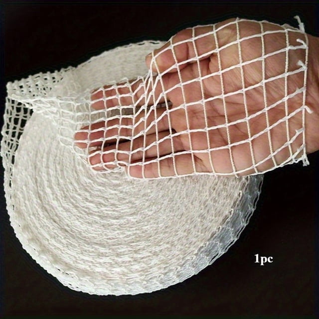 Chok Elastic Plastic Meat Netting Roll - Food-Safe Reusable Grid Design for Secure Cooking Sausage Making Kebabs & Ham - Even Heat Distribution & Easy Handling Kitchen Accessory Kebab