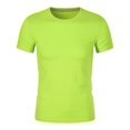 thumbnail image 1 of Cinvoph Mens Athletic T Shirts Gym Workout Running Active Tops Crewneck Short Sleeve Tees, 1 of 5
