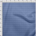 thumbnail image 4 of oneOone Cotton Poplin Medium Blue Fabric Floral Craft Projects Decor Fabric Printed By The Yard 56 Inch Wide, 4 of 4