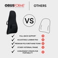 thumbnail image 3 of Coussin ergonomique de soutien lombaire et dossier haut Obusforme, 3 of 9