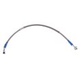 thumbnail image 1 of VONKY Motorcycle Brake Oil Hose Line Pipe Fitting Stainless Braided Steel Silver 70cm 2Set, 1 of 6