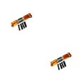 thumbnail image 1 of Smilepp Aluminum Alloy Front Rear Servo Link For 1/18 Hobbico Dromida RC Car S Performance With Premium Aluminum Alloy Front orange 2Set, 1 of 6