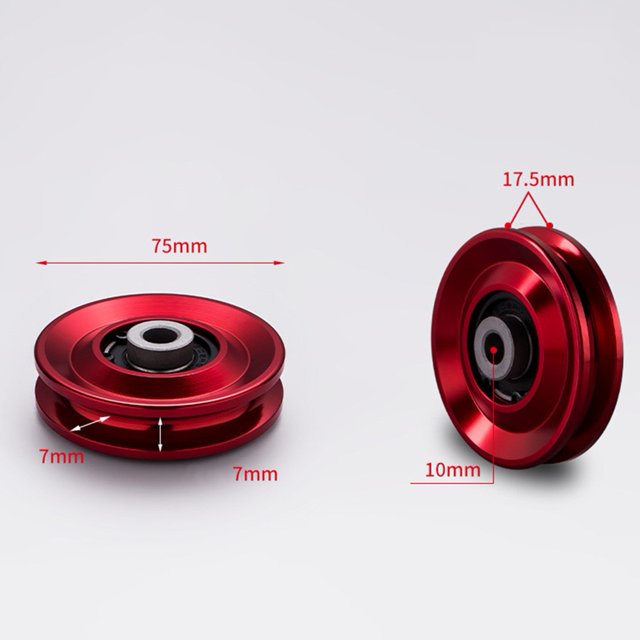 Cable Pulley Wheel Roller Workout Pulley Wheel for Pulley Block 75-114Mm