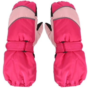 Toddler Girls Boys Snow Gloves Kids Ski Winter Gloves Waterproof Windproof Children Warm Mittens