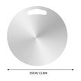 thumbnail image 3 of Boovnll Cutting Board, Circular 304 Stainless Steel Cutting Board Thawing Cutting Board Kitchen Stainless Steel Cutting Board, Cutting Boards for Kitchen, 3 of 9