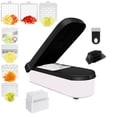 thumbnail image 3 of Multifunctional Grater 7 Cutting Tools Round Vegetable Chopper Vegetable Chopper Food Chopper With Container Vegetable Chopper With Container, 3 of 6