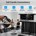 thumbnail image 3 of AIRMSEN 12-Cup Drip Coffee Maker with K Cup Combo, Programmable Coffee Machine with 1-4 Cup Setting, Single Serve or Coffee Pot, Auto Shut-off, Spill-Free Spout, 3 of 9