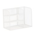 thumbnail image 3 of Rongfmy Desk Organizer File Holder Desktop File Organizer for Dorm Office Stationery White, 3 of 9