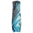 thumbnail image 4 of EQWLJWE Longue Robe pour Femmes Femmes Décontractée Ample Imprimée Robe Débardeur Plage Col en V avec Poche Robe d'Été Sans Manches Robes, 4 of 5