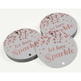 thumbnail image 3 of Inkdotpot Rose Gold Foil Paper Hang Tags Let Love Sparkle Wedding Favor Tags 50 Pieces, 3 of 6