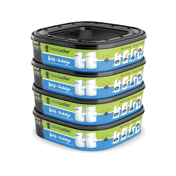 LitterLocker Cat Litter Disposal Refill - 4