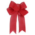 thumbnail image 1 of Christmas Linen Bow Christmas Wreath Decoration Bow Christmas Tree Decoration, 1 of 8