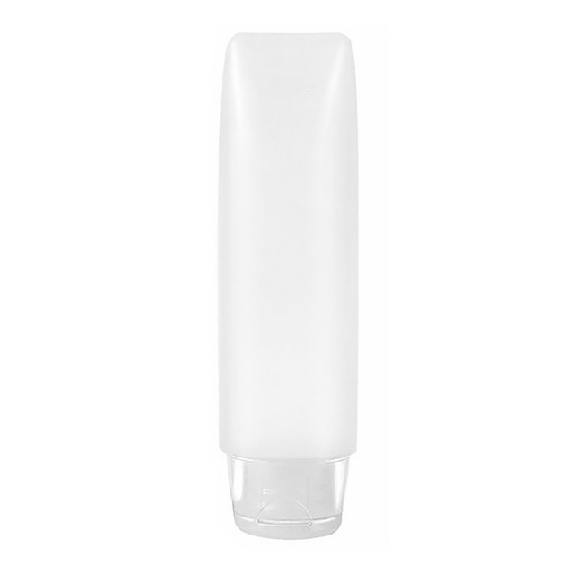 Travel Squeeze Bottle Shower Gel Toothpaste Container Refillable Leakproof Pocket Squeezable Dispenser Tube Accessories 50ML Clear