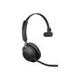 thumbnail image 4 of Jabra Evolve2 65 MS Mono - Casque - Supra-Auriculaire - convertible - Bluetooth - Sans Fil - USB-A - à Isolation Phonique - Noir - avec Support de Chargement - Certifié pour Microsoft Teams, 4 of 5
