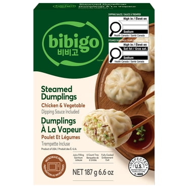 bibigo Chicken & Vegetable Steamed Dumplings, 187 GR