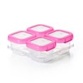 thumbnail image 1 of OXO Tot - Baby Blocks - Containers - Airtight, Watertight, Leakproof - Clear Lids & Bodies - Measurement Markings - Stackable Freezing Trays - Safe Storage for Spill-Free Outings, 1 of 8