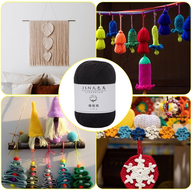 Limited Time Violete 4 Strands Of Combed Milk Cotton Thread Diy Doll Cotton Crochet Thread Wool Ball
