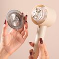 thumbnail image 4 of Fabric Shaver Defuzzer, Electric Lint Remover, Rechargeable Sweater Shaver with Stainless Steel 6-Leaf Blades, Dual Protection, Removable Bin, Easy Remove Fuzz, Lint, Pills, Bobbles, 4 of 9