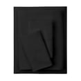 thumbnail image 1 of Mainstays 4-Piece 300 Thread Count Black- CVC Cotton Blend Bed Sheet Set, King (Adult), 1 of 7