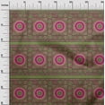 thumbnail image 2 of oneOone Georgette Viscose Fabric Leaves & Floral Block Fabric Prints By Yard 42 Inch Wide, 2 of 4