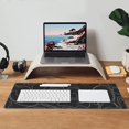 thumbnail image 2 of Topographic Contour Map XL Mouse Pad Gaming Extended Large Mousepad with Nonslip Rubber Base Stitched Edges Laptop Desk Pad Computer Keyboard Mouse Mat for Company Office Gamer, 2 of 5
