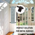 thumbnail image 2 of Magnetic Curtain Rods for Metal Doors Multi-Use Curtain Rods for Small Windows Cafe Sidelight and Iron Steel Places, 1/2 Inch Diameter, Tool Free (2 Pack, Adjust from 9 to 16 Inch, Brown), 2 of 6