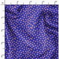 thumbnail image 2 of Soimoi Blue Velvet Fabric Shells Ocean Print Sewing Fabric Yard 58 Inch Wide, 2 of 6