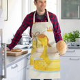 thumbnail image 1 of WIFKLSIIPG Festival Printed Linen Sleeveless Apron Kitchen Oil and Stain Sleeveless Cover Kitchen Apron, 1 of 8