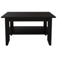 thumbnail image 4 of TUHOME Table Basse Essentielle Tables Basses en Bois d'Ingénierie en Noir, 4 of 9